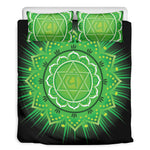 Anahata Chakra Mandala Print Duvet Cover Bedding Set