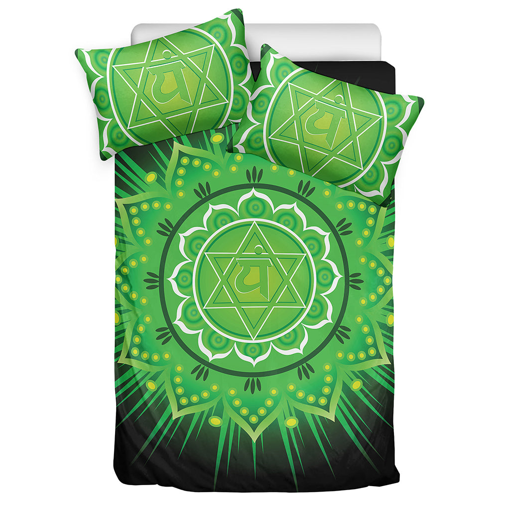Anahata Chakra Mandala Print Duvet Cover Bedding Set