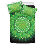 Anahata Chakra Mandala Print Duvet Cover Bedding Set