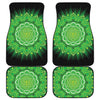 Anahata Chakra Mandala Print Front and Back Car Floor Mats