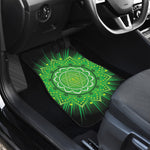 Anahata Chakra Mandala Print Front and Back Car Floor Mats