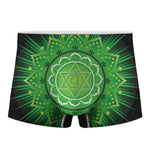 Anahata Chakra Mandala Print Men's Boxer Briefs