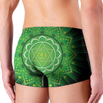 Anahata Chakra Mandala Print Men's Boxer Briefs