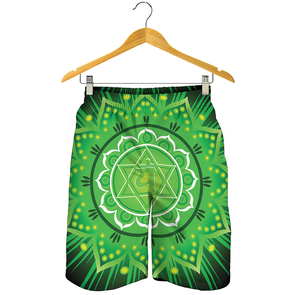 Anahata Chakra Mandala Print Men's Shorts