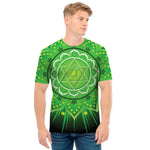 Anahata Chakra Mandala Print Men's T-Shirt