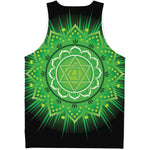 Anahata Chakra Mandala Print Men's Tank Top