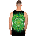 Anahata Chakra Mandala Print Men's Tank Top