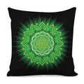 Anahata Chakra Mandala Print Pillow Cover