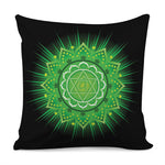 Anahata Chakra Mandala Print Pillow Cover