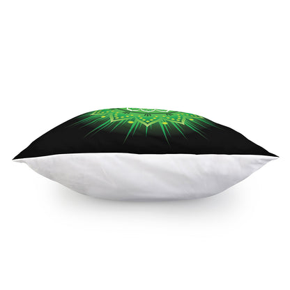 Anahata Chakra Mandala Print Pillow Cover
