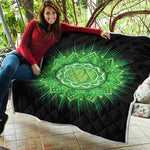 Anahata Chakra Mandala Print Quilt