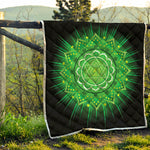 Anahata Chakra Mandala Print Quilt