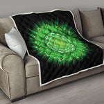 Anahata Chakra Mandala Print Quilt
