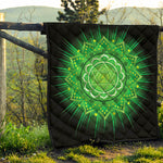 Anahata Chakra Mandala Print Quilt