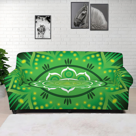 Anahata Chakra Mandala Print Sofa Cover