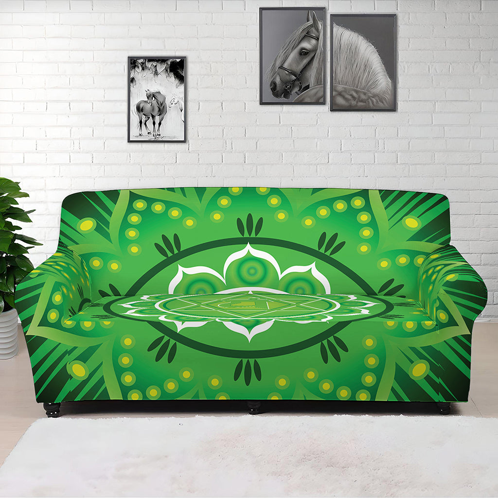 Anahata Chakra Mandala Print Sofa Cover