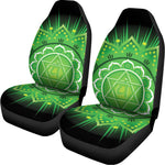 Anahata Chakra Mandala Print Universal Fit Car Seat Covers