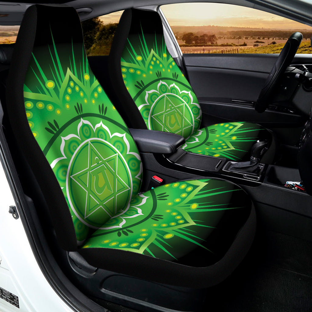 Anahata Chakra Mandala Print Universal Fit Car Seat Covers