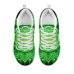 Anahata Chakra Mandala Print White Sneakers