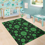 Anahata Chakra Pattern Print Area Rug