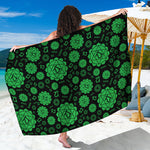 Anahata Chakra Pattern Print Beach Sarong Wrap