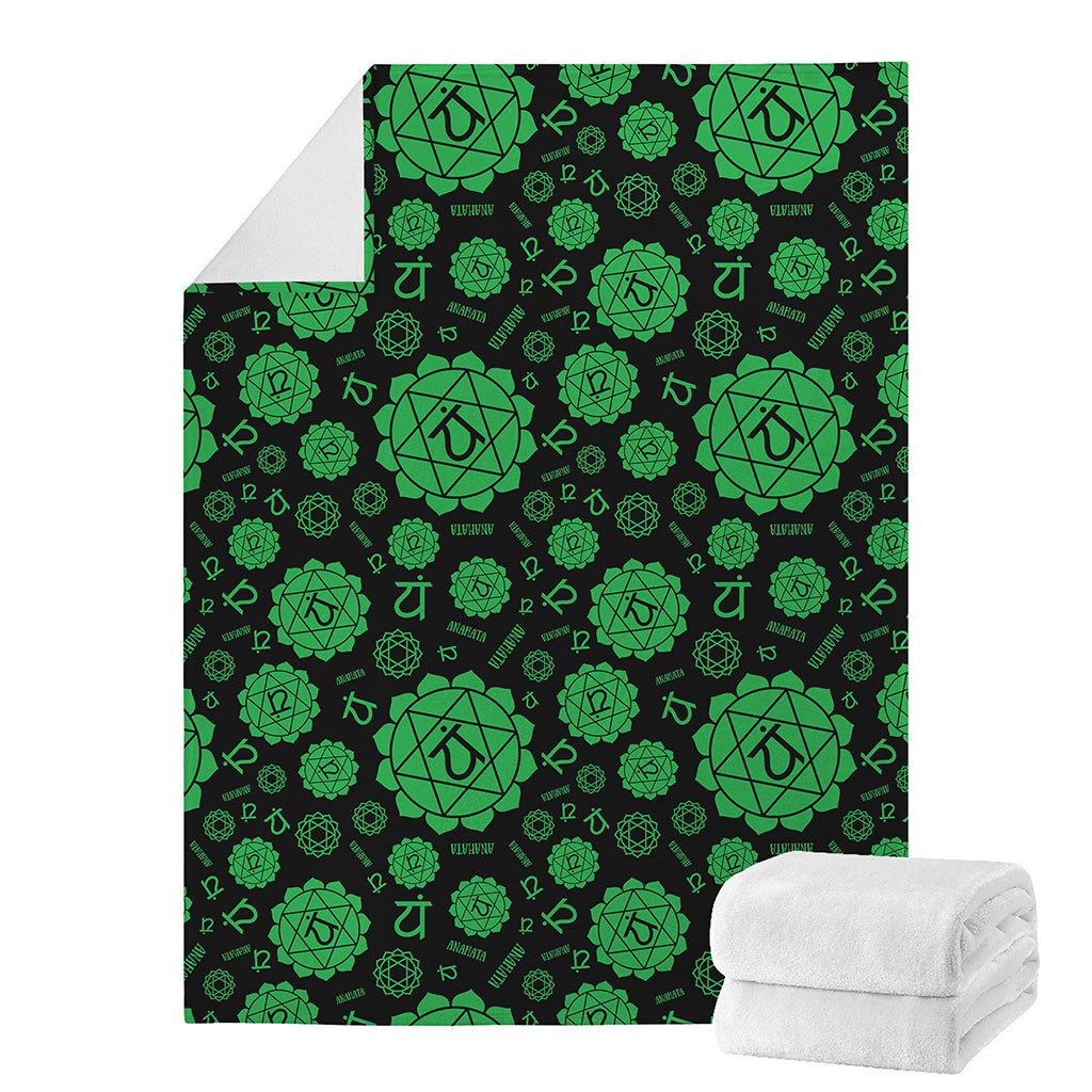 Anahata Chakra Pattern Print Blanket