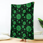 Anahata Chakra Pattern Print Blanket