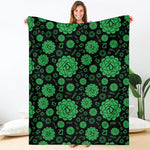 Anahata Chakra Pattern Print Blanket