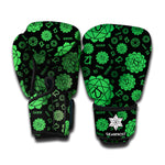 Anahata Chakra Pattern Print Boxing Gloves