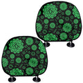 Anahata Chakra Pattern Print Car Headrest Covers