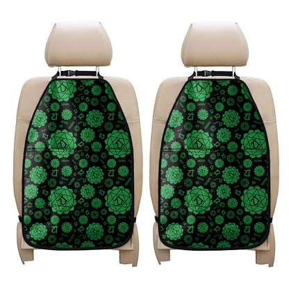 Anahata Chakra Pattern Print Car Seat Organizers