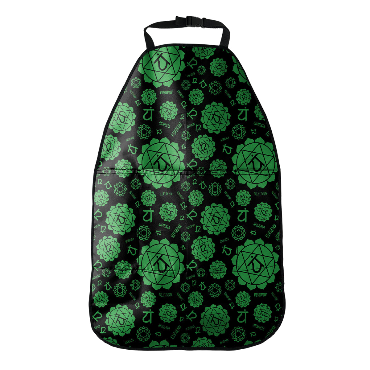 Anahata Chakra Pattern Print Car Seat Organizers