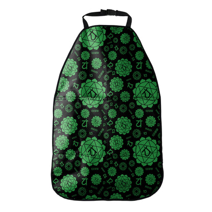 Anahata Chakra Pattern Print Car Seat Organizers