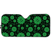 Anahata Chakra Pattern Print Car Sun Shade