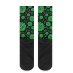 Anahata Chakra Pattern Print Crew Socks