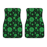 Anahata Chakra Pattern Print Front Car Floor Mats