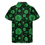 Anahata Chakra Pattern Print Men's Short Sleeve Shirt