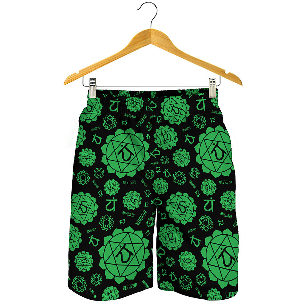 Anahata Chakra Pattern Print Men's Shorts