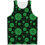 Anahata Chakra Pattern Print Men's Tank Top