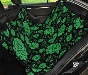 Anahata Chakra Pattern Print Pet Car Back Seat Cover