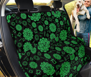 Anahata Chakra Pattern Print Pet Car Back Seat Cover