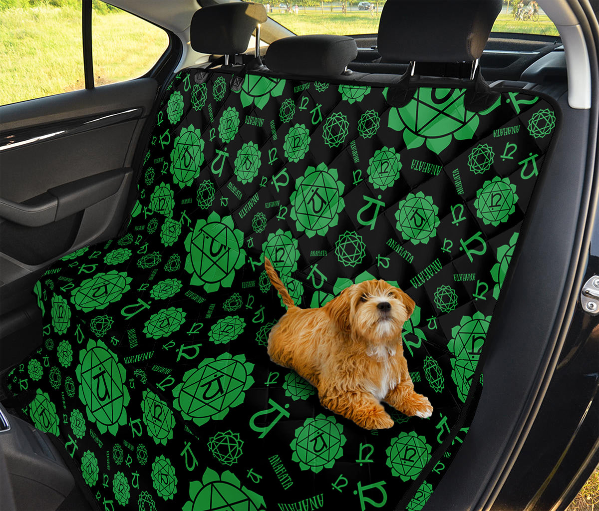 Anahata Chakra Pattern Print Pet Car Back Seat Cover