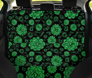 Anahata Chakra Pattern Print Pet Car Back Seat Cover