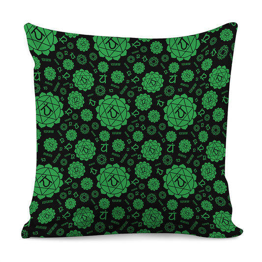 Anahata Chakra Pattern Print Pillow Cover