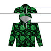 Anahata Chakra Pattern Print Pullover Hoodie