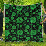 Anahata Chakra Pattern Print Quilt