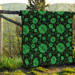 Anahata Chakra Pattern Print Quilt