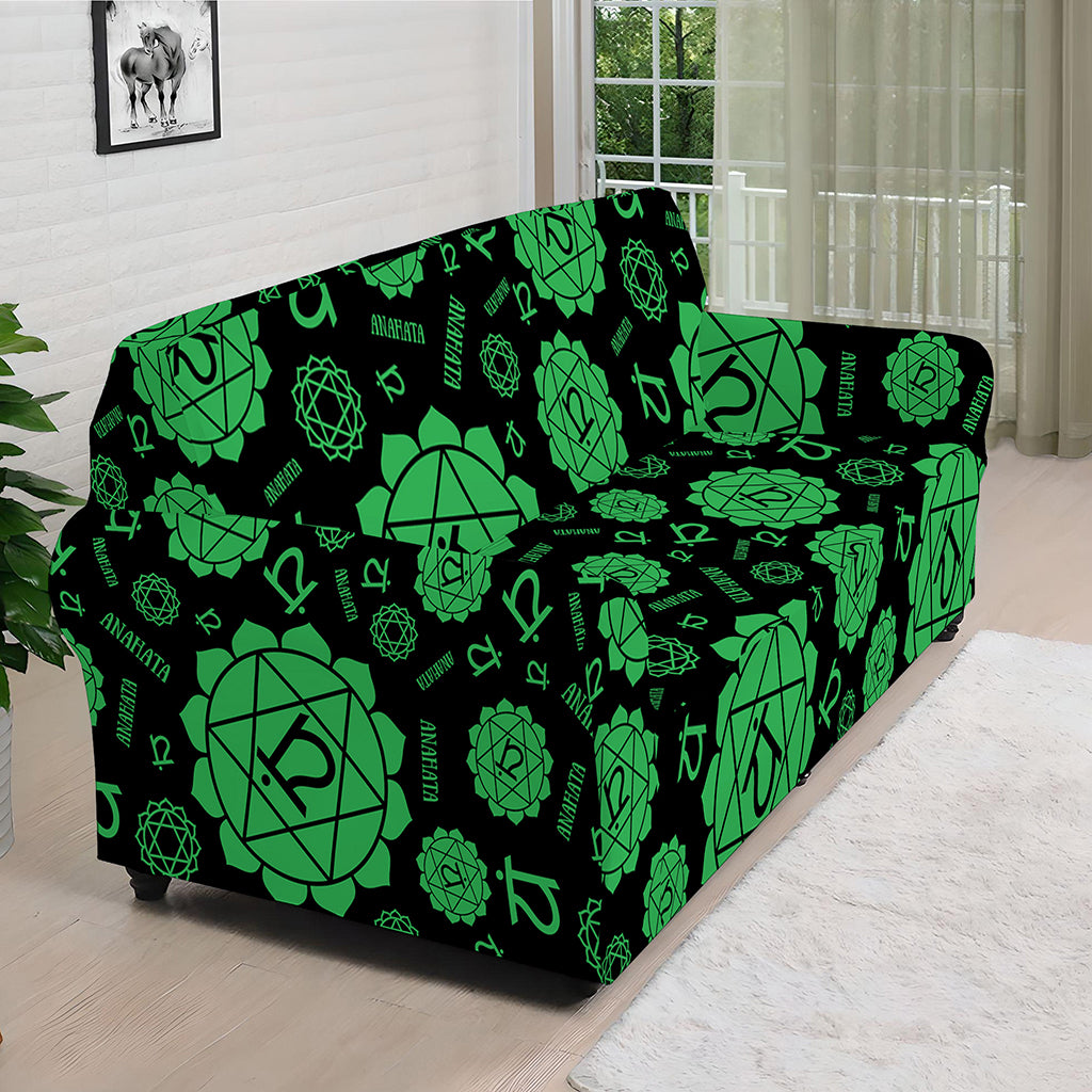 Anahata Chakra Pattern Print Sofa Cover