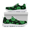 Anahata Chakra Pattern Print White Sneakers