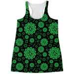Anahata Chakra Pattern Print Women's Racerback Tank Top